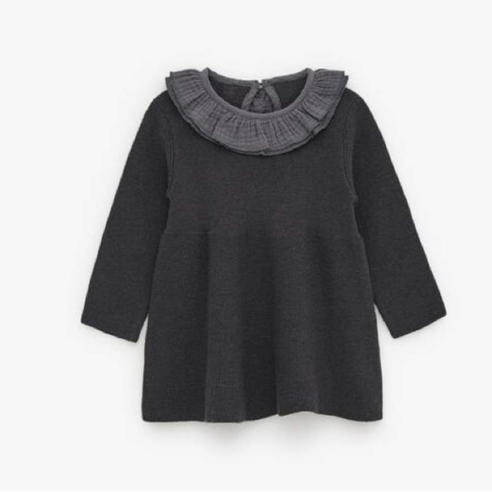 NWT! Zara Ruffled Knit Dress 12-18 Months